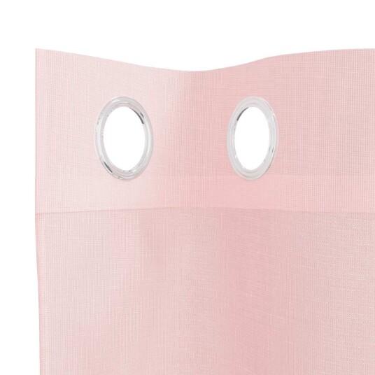 Voilegardiner med grommets 2 stk lyserosa 140x245 cm 8721158551023