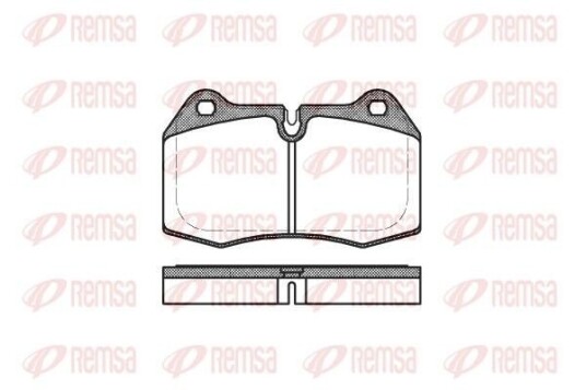 Bremseklosser REMSA 0441.00 Bremseklosser REMSA 0441.00