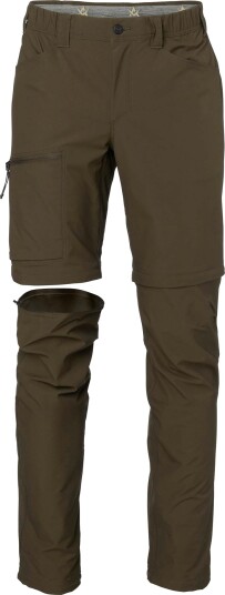 Alaska 1795 Chaser Lite Zip Off Bukse Herre Solid Brown L 25 % rabatt i handlekurven L