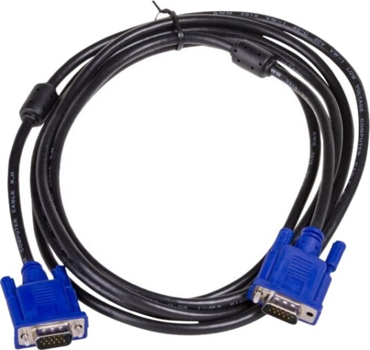 Akyga Ak Av 07 Vga Kabel Hd 15 Vga Hann Til Hd 15 Vga Hann 3 M Svart