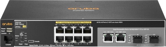 HPE Aruba 2530 8G PoE+ Switch Refurbished