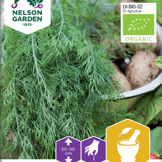Nelson Garden Dill Blad Gold Crown Organic
