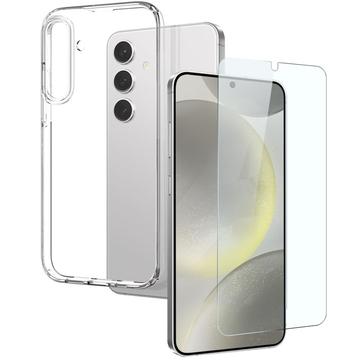 Samsung Galaxy S24 Northjo 2-i-1 Beskyttelsessett Klar