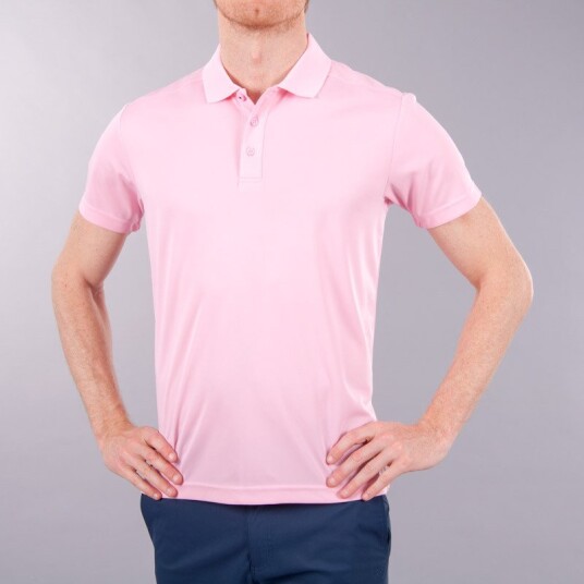 Cutter & Buck Kelowna Rosa Golf pologenser herre Ljusrosa (210) XX Large