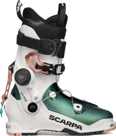 Scarpa F1 Toppturstøvler RS Topptursko 26/27 Hvit/Rainbow Grønn MP 23.5 Scarpa F1 Toppturstøvler RS Topptursko 26/27 Hvit/Rainbow Grønn MP 23.5