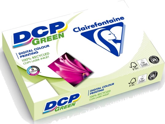 Clairefontaine Dcp Green 250 G A4 Papir 125 Ark Clairefontaine Dcp Green 250 G A4 Papir 125 Ark