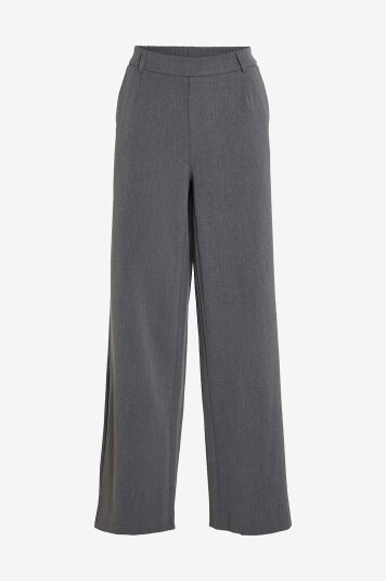 Vila - Bukser viVarone HW Wide Pant - Grå