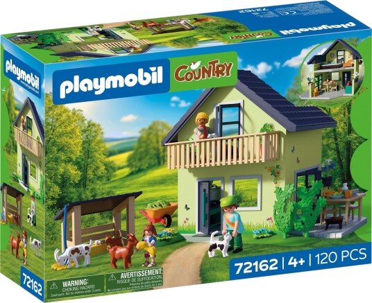 Playmobil Byggeleker Bondehus 72162 Flerfarget Byggesett for 4+
