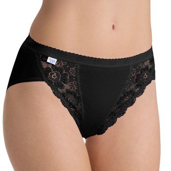 Sloggi Truser Chic Tai Brief Svart bomull 48 Dame Sloggi Truser Chic Tai Brief Svart bomull 48 Dame