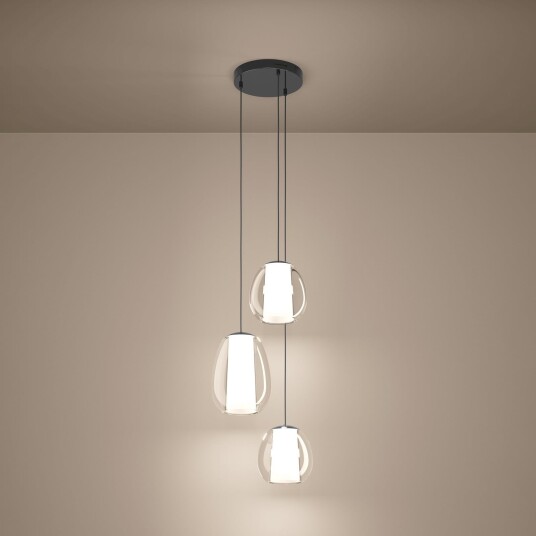 Pendellampe Stars of Light Menorca dimmbar Metallisk Stue Glass Moderne Metallisk