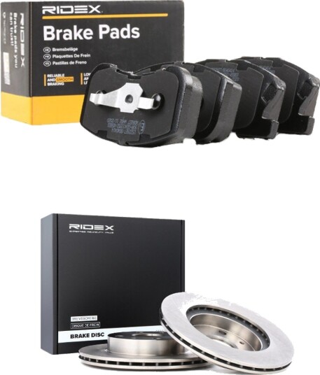 Bremseskiver og -klosser RIDEX 3405B2754