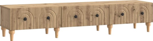 TV skap med skuff Artisan eik 147 x 34,5 x 30 cm Konstruert tre TV skap med skuff Artisan eik 147 x 34,5 x 30 cm Konstruert tre