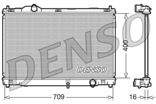 Radiator DENSO DRM51008 Radiator DENSO DRM51008