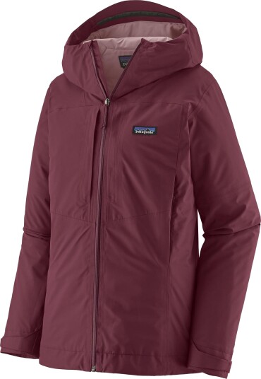 Patagonia Women"s Insulated Boulder Fork Rain Jacket Berry Fig M Patagonia Women"s Insulated Boulder Fork Rain Jacket Berry Fig M