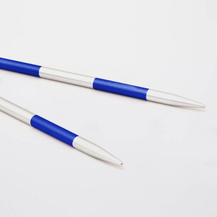 KnitPro SmartStix Korte Utskiftbare Rundpinner Aluminium 9cm 4,50mm