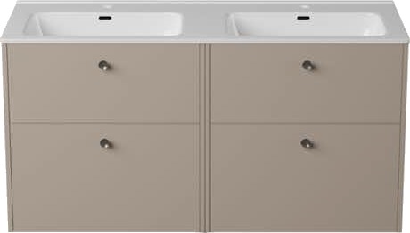 Servantskap FOSSBAD Innovent B120 2x60 for Heldekkende Dobbel Servant