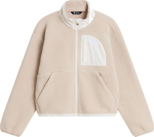 The North Face Girls" Yumiori Off Peak Full Zip Jacket Timeless Taupe/White Dune S