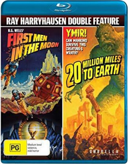 Ray Harryhausen's 1st Men In The Moon & 20 Million Bluray