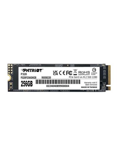 Patriot P320 SSD 256 GB PCIe 3.0 x4 NVMe P320P256GM28