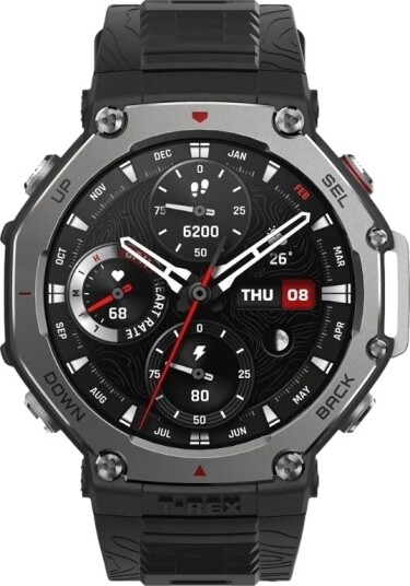 Amazfit T Rex 3 48mm Svart Onyks Amazfit T Rex 3 48mm Svart Onyks