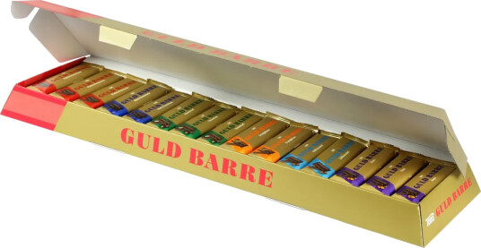 Kæmpe Toms Guld Barre - Med 30 Stk. Á 45G