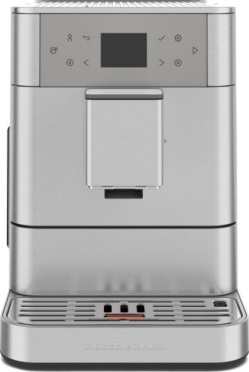 KitchenAid KF6 Helautomatisk Espressomaskin i Rustfritt Stål med Integrert Melkeskummer