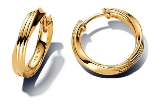 Pandora Essence Øreringer i forgylt 925 sølv Pandora Essence Øreringer i forgylt 925 sølv