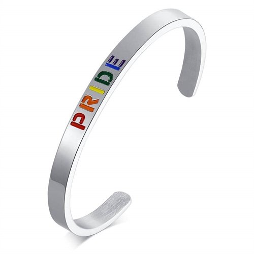 Bangle Pride armbånd i rustfritt stål. Bangle Pride armbånd i rustfritt stål.