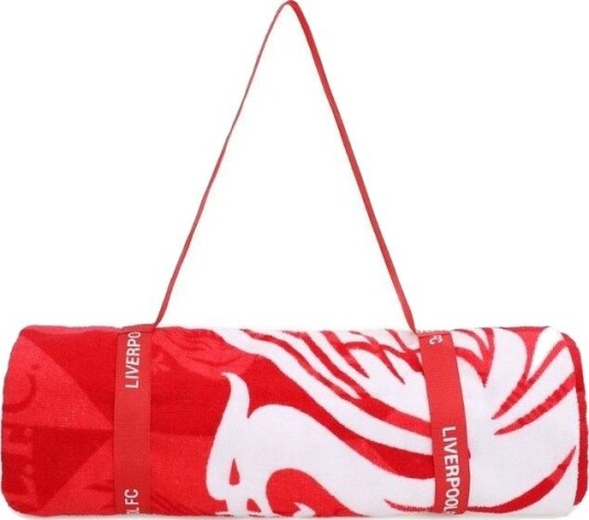 Liverpool Badehåndkle Rød/Hvit Liverpool FC størrelse One Size