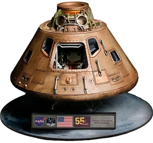 Apollo 11 Deluxe Edition Command Module Polyresin Statue Apollo 11 Deluxe Edition Command Module Polyresin Statue