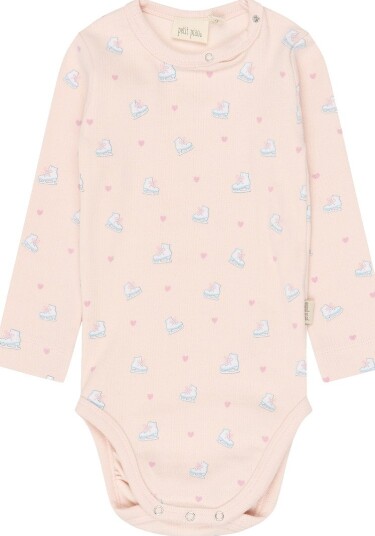 Petit Piao Body I/e PpGrace Mauve Kritt Ice Skate Petit Piao 1½ år (86) Langermet Body Rosa