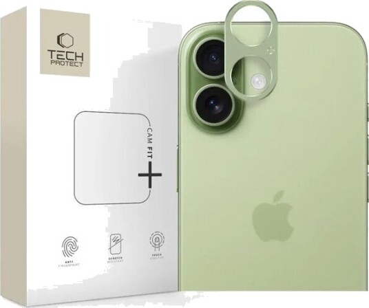 Tech Protect Camalloy Fit+ Camera Glass for iPhone 17 Green