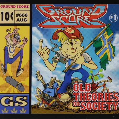 Ground Score Old Theories On Society LP/Vinyl