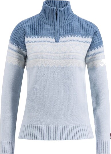 Ulvang Marius Half Zip Ws Dame, 63501 Hint Of Mint/Vanilla/Smoke Blue, L Ulvang Marius Half Zip Ws Dame, 63501 Hint Of Mint/Vanilla/Smoke Blue, L