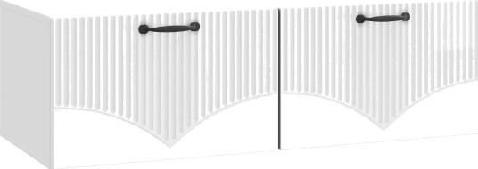 Vegghengt TV skap Høgglans hvit 98 x 41 x 30 cm Konstruert tre