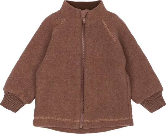 Mikk line Cardigan Ull Burlwood Mikk line 1 år (80) Cardigan Brun Rosa