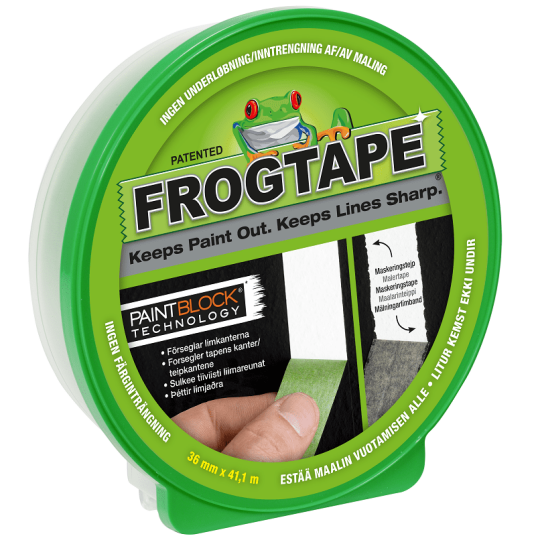 Frogtape Sharp Lines Grønn Multi Inne Ute 36mm x 41 meter