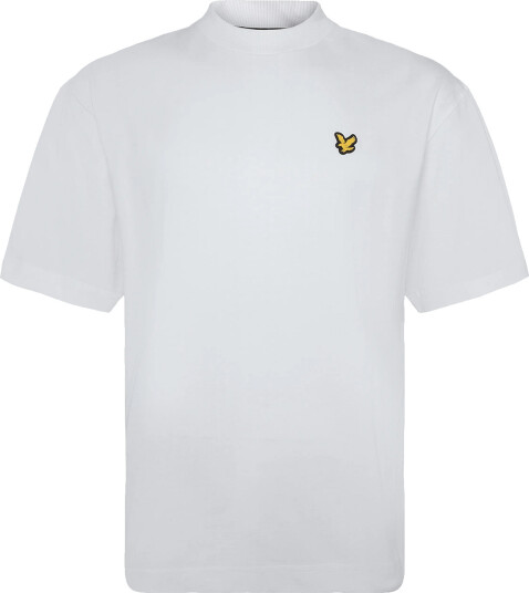 Lyle & Scott Sport Oversized Sports Collegiate T Shirt   White   XL