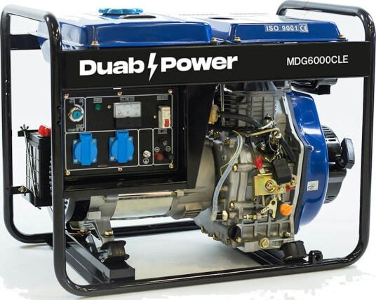 Duab-Power Strømaggregat Mdg6000cle 1-Fas Diesel Duab-Power Strømaggregat Mdg6000cle 1-Fas Diesel