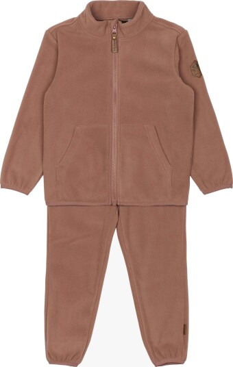 mikk-line Fleece Set - Coral - 92