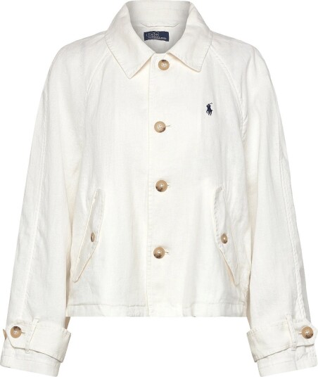 Polo Ralph Lauren Linen Pw Wvn Jacket Cream M