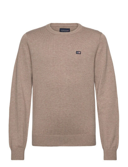 Lexington Clothing Brayden Cotton Crew Sweater   Beige   170