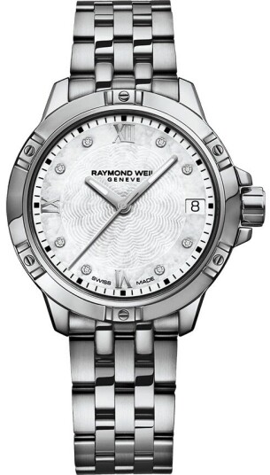Raymond Weil Dameklokke 5960 ST 00995 Tango Hvit/Stål Ø30 mm