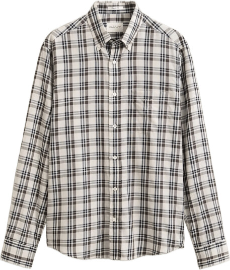 Gant Reg Twill Check Shirt Beige XXXL
