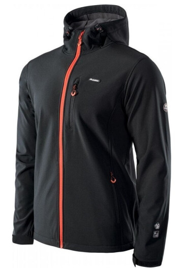Herrejakke Elbrus Softshell Iver Sort / Spicy Orange / Asphalt Xxl Herrejakke Elbrus Softshell Iver Sort / Spicy Orange / Asphalt Xxl