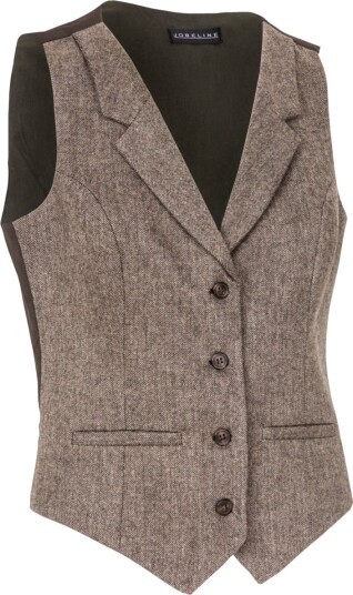 JOBELINE Vest dame Austin; Størrelse 50; Brun