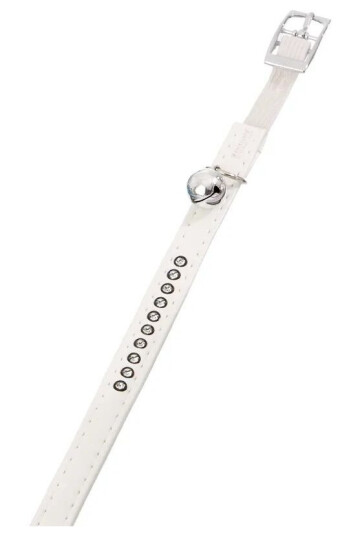 Kattehalsbånd Hvit 22-25Cm