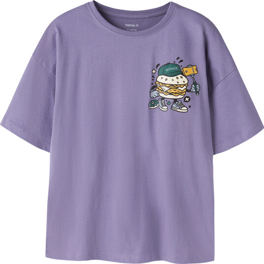 Name It Nkmotto Ss Exp Top Box Ps   Purple   122 128