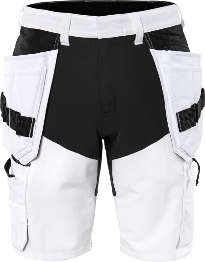 Fristads 2762 LWS Håndverkershorts hvit/svart C42, Klær Fristads 2762 LWS Håndverkershorts hvit/svart C42, Klær