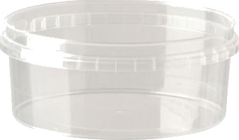 Plastbæger Handy Safe 390Ml Ø122 Mm Rund Pp Klar 10 Poser X 200 Stk./Karton